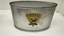 Fossil Airplane 54 Desk Clock Limited Edition In Case New