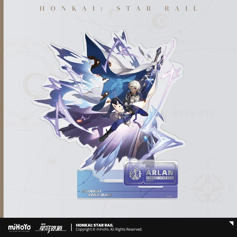 Honkai: Star Rail Characters Acrylic Stand Figure,Colorful and Exquisite Character Design for Game Fans' Collection (Arlan) : Toys & Games