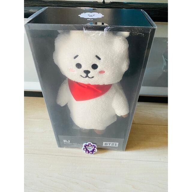 BT21 JIN RJ ぬいぐるみ・マスコット セット　まとめ売り Official BT21 RJ Jumb Plush Doll Big Standing Jin BTS Japan