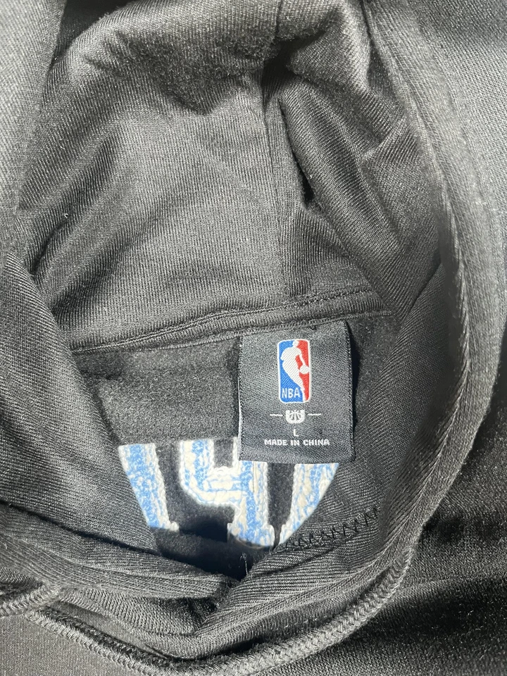 Sudadera con Capucha Memphis Grizzlies Para Hombre Grande Negra NBA Baloncesto Pullover Bordado Foto 3 de 4