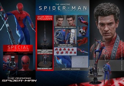 アメコミ Hot Toys Spider-Man Deluxe Version HOT TOYS THE AMAZING SPIDER-MAN (DELUXE VERSION) (SPECIAL EDITION