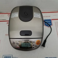 Zojirushi NS-LHC05 Micom Rice Cooker & Warmer Stainless Dark Brown 3 Cups READ