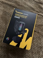 Maono Gaming USB Microphone with Noise Cancelling, DGM20, Black, RGB