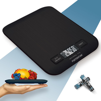 Portentum KüChenwaage Digital 5Kg. Mit GroßEm Lcd-Display, Digitalwaage, Briefwa