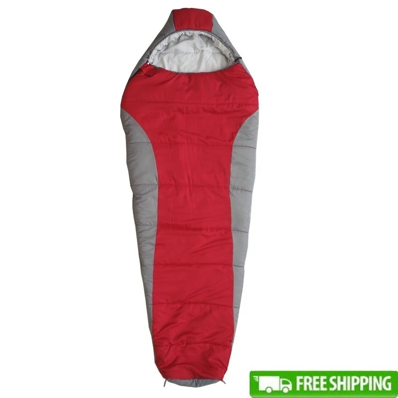 10F Mummy Sleeping Bag Lightweight Insulated Camping Hiking Extreme Conditions