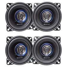 Autotek Street Machine 200 Watt 4 Inch 2 Way Car Audio Coaxial Speakers, 2 Pack
