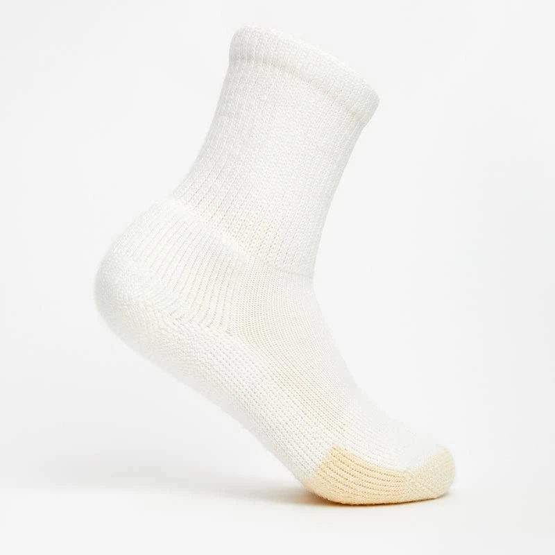 TX Max Cushion Tennis Crew Socks, White (6 Pairs), Large - Image 2 of 4