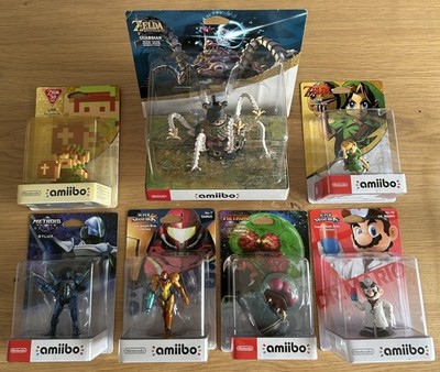 Amiibo Sammlung 7 Figuren - OVP - Nintendo - Zelda - Metroid - Samus - Mario
