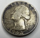 1943 Washington Quarter R22