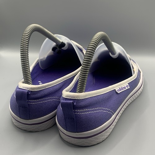 Adidas Zapato de Entrenamiento de Lona Sin Cordones para Mujer Reino Unido 5.5 Púrpura Lila Nueva Muestra - Imagen 8 de 11