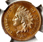 💥☄️❤️‍🔥💃🌇😍NGC MS64 BN 1880 INDIAN HEAD CENT