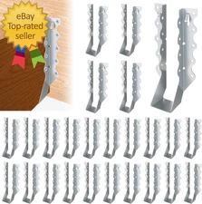 25 Pcs 2X6 Joist Hangers for Wood 20 Gauge Galvanized Face Mount Joist Hanger