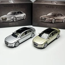 Masdi 1:64 Audi A8L (D4) W12 Alloy Diecast Car Model