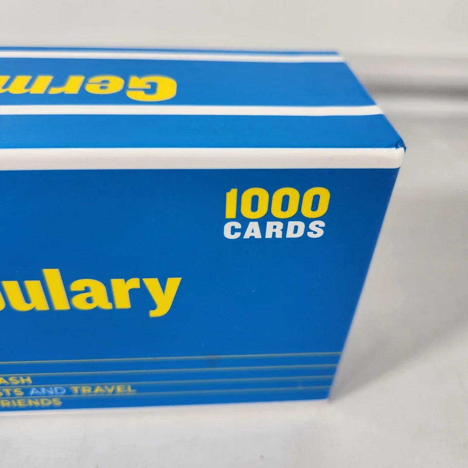 German Vocabulary SparkNotes Study Cards Language New - Image 3 of 4