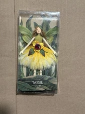 Tassie Yellow Fairy #FF1702. 4” Fairy Handmade In Thailand New