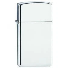 Zippo Slim High Polished Chrome Lighter,  1610,  New In Box