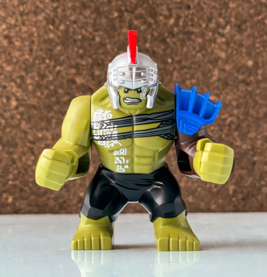 🌈 LEGO Hulk sh0413 Minifigure Marvel Super Heroes Thor Ragnarok - Immagine 3 di 4
