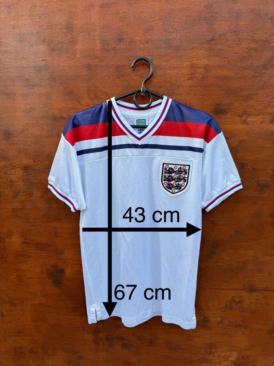 ウェア 80s England soccer team shirt ENGLAND NATIONAL TEAM 1980/1983 HOME FOOTBALL SHIRT SCORE