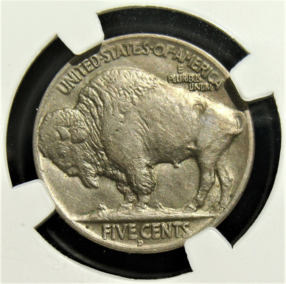 1915-D 5C Buffalo Nickel. AU55 NGC - Image 2 of 4