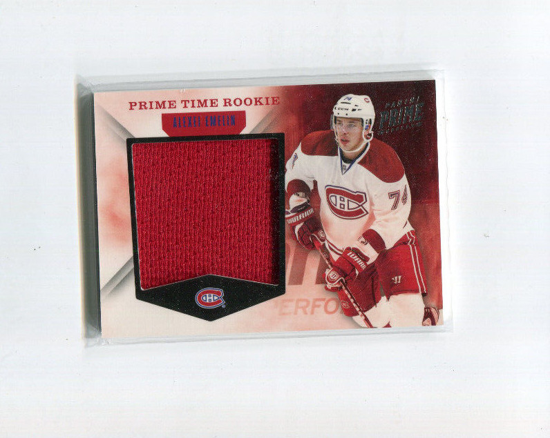 2011-12 Panini Prime Time Rookie Alexei Emelin Rookie Jersey 44/99