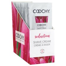 Coochy Shave Cream, Conditioner, Moisturizing. Seduction Whole Display of 24