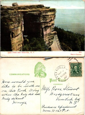 #ad Sams Point Ellenville NY Postcard $4.44