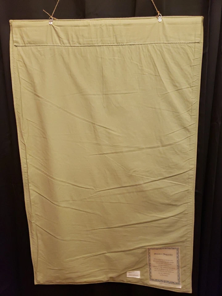 Original Belgian Wall Hanging Classic Flanders Tapestry 4'03 X 2'08 - Image 4 of 4