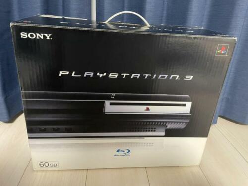 Sony PLAYSTATION 3 PS3 CECHA00 60GB Erste Modell Schwarz Konsole PS1 - Afbeelding 1 van 7