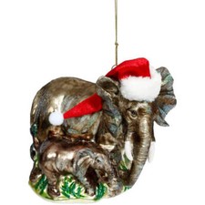 Elephant  Baby Ornament 5"
