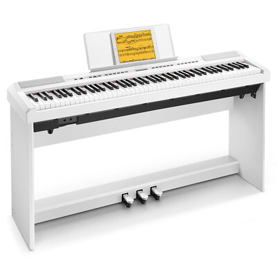 Donner DEP-20 Digitale Klavier 88 Tasten mit ständer pedale 25W Lautsprecher