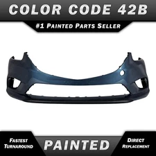 NEW Painted *42B Blue Reflex* Front Bumper Cover Fascia for 2014-2017 Mazda 6