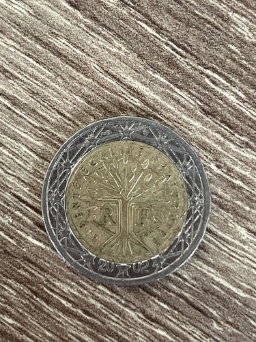 2 Euro Liberte Egalite Fraternite 2002 2 euro coin France 2002 Liberte Egalite Fraternite Misprinted