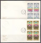 Canada Scott 623-4 UL Pl Blk FDC - 1976 Olympic Games