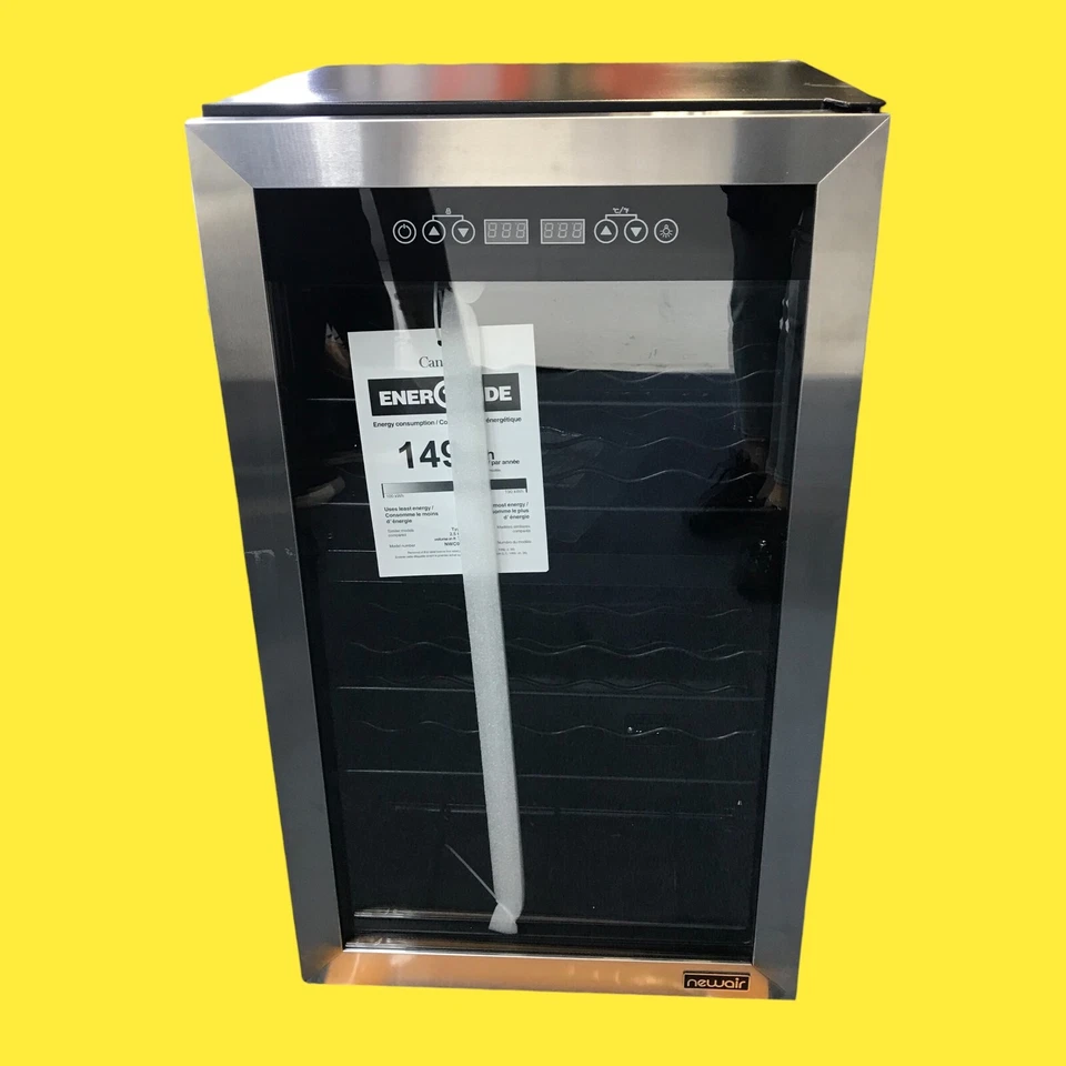Newair Freestanding 28 Botellas Doble Zona Compresor Vino Nevera - NWC028SS01 #264 Foto 2 de 4