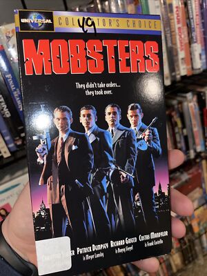 Mobsters VHS Christian Slater, Patrick Dempsey ✨BUY 2 GET 1 FREE