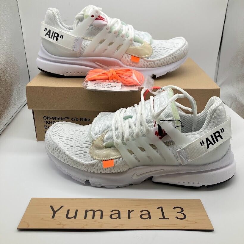 kijk in Superioriteit Erfgenaam Nike Air Presto off white Black The Ten 10 AA3830 100 Size US 4-14 Brand  New | eBay