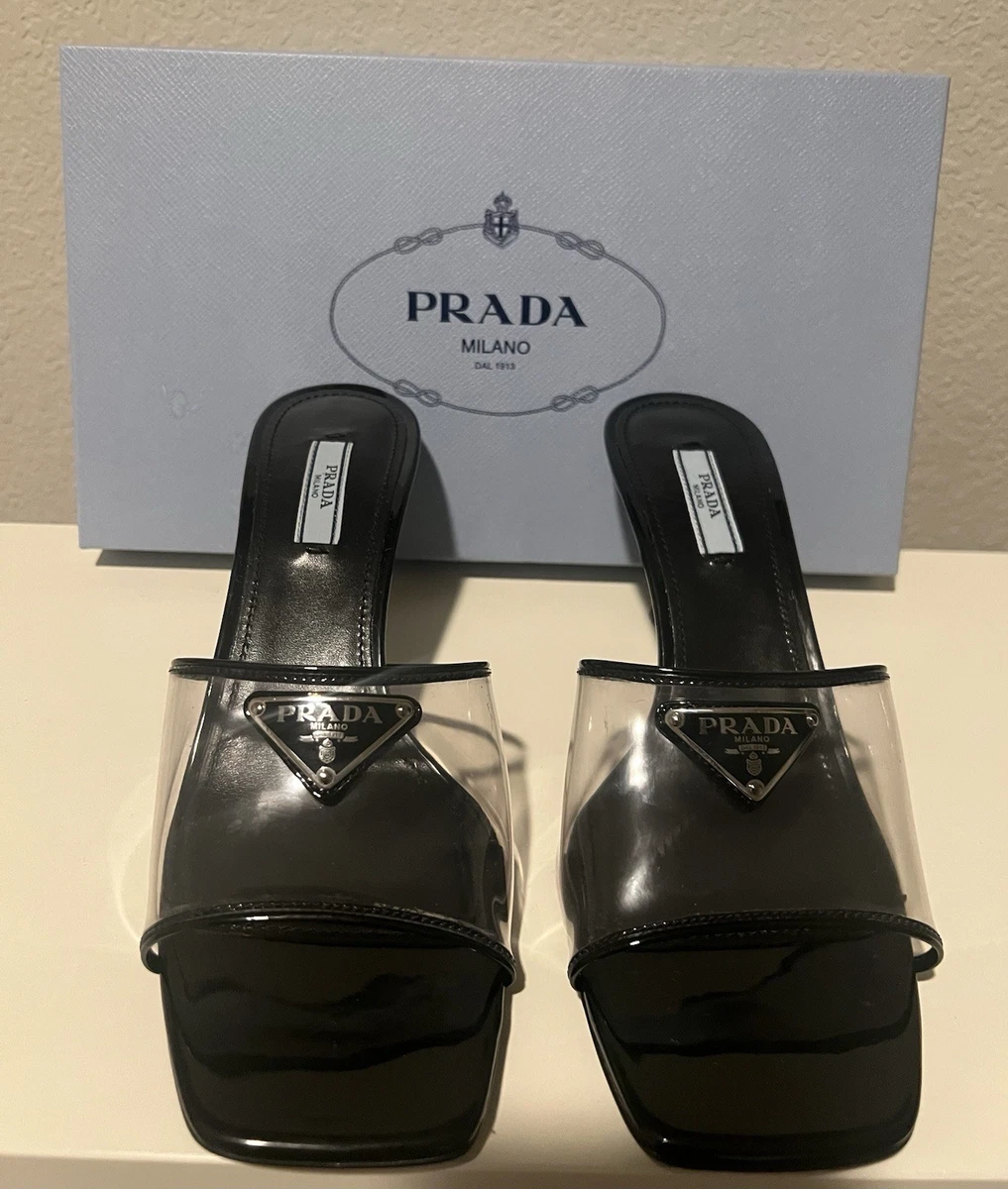 25+ PRADA Women's Patent Leather Sandals and Flip Flops for sale