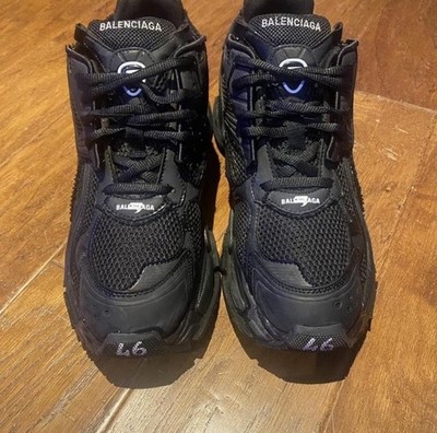Balenciaga runner matte black men's size 13/46 | eBay