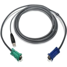 IOGEAR G2L5203U USB KVM 10 FT CABLE FOR GCS1716 GCS1742 GSC1744