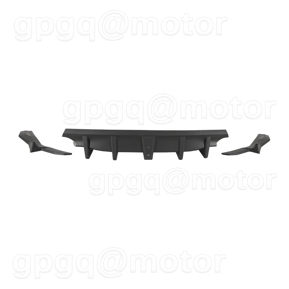 ou Lexus IS300 IS350 2021-2025 JDM difusor traseiro preto fosco com luz LED - Imagem 2 de 4