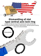 TOOPRE Bike Cassette Removal Tool 3-in-1 Lock Ring Hollow Shaft Wrench