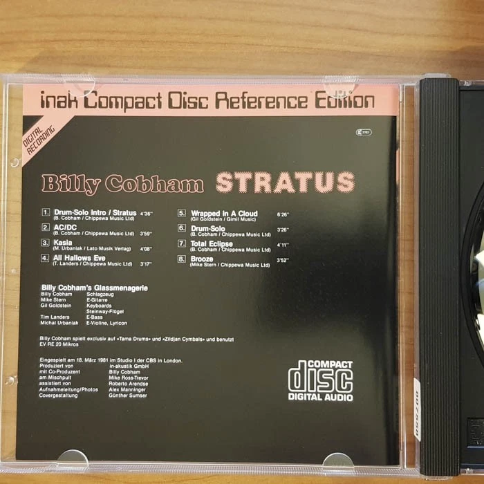 BILLY COBHAM Glassmenagerie - Stratus INAK EX/EX(CD) - Bild 2 von 4