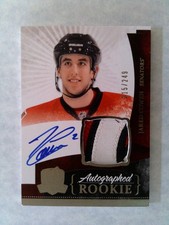 2010-11 Upper Deck The Cup /249 Jared Cowen #144 Rookie 3 Color Patch Auto RC