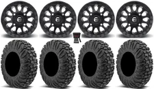 Fuel Vector MB 14" Wheels 27" MotoVator Tires Sportsman 550 850 1000
