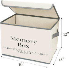 Memory Storage Box Baby Keepsakes Travel Memories Loved Ones Treasured