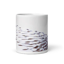 Shadow Minimalism Ceramic Mug - 11oz Coffee Tea Drink Cup