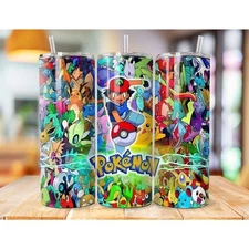 Drinkware 20 OZ Pokemon Portable Drinking Tumbler