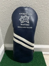 AF&E 2022 Masters Ancient City World Golf Village Driver Head Cover Blue Leather