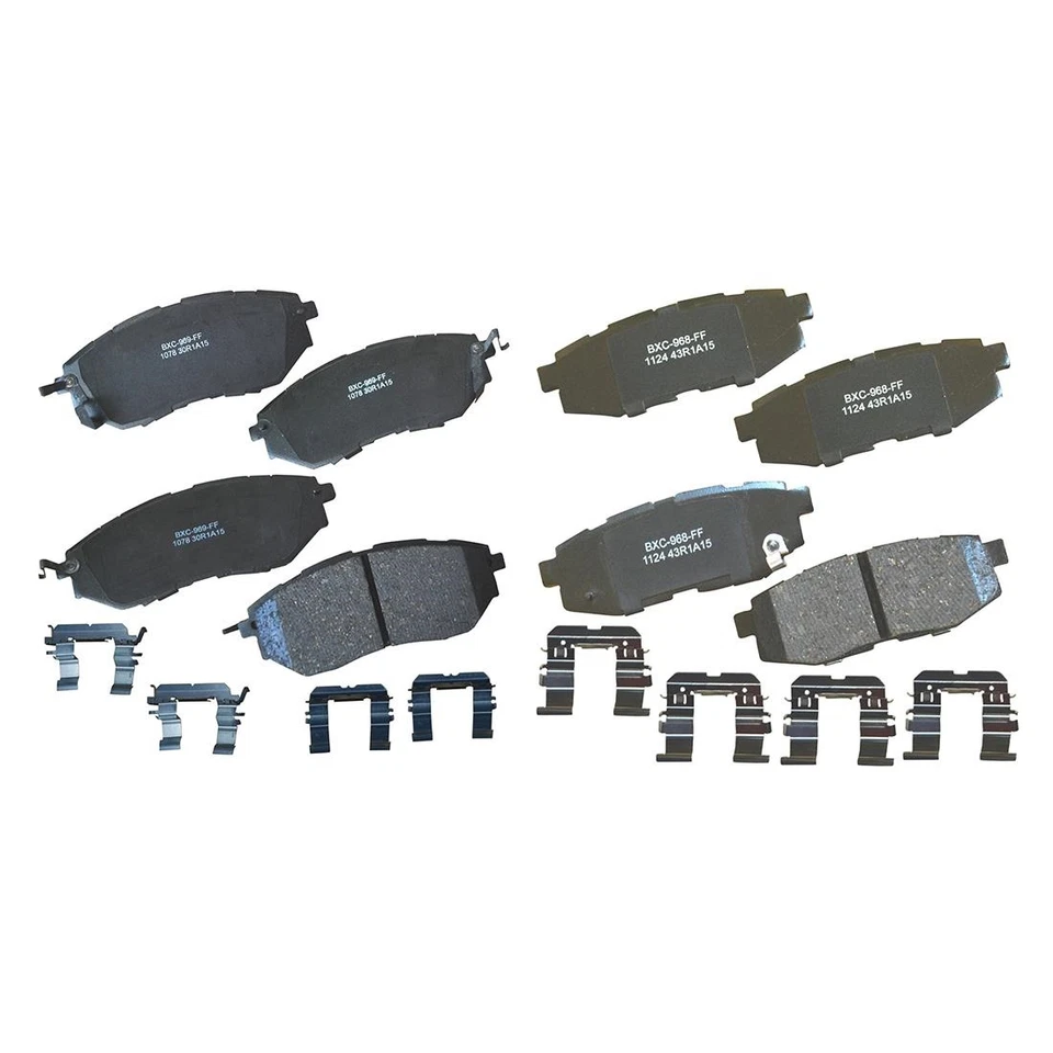 Комплект из 2 передних задних дисковых тормозных колодок STOP BY BENDIX для Subaru Legacy 2010–2012 годов выпуска - Изображение 2 из 4