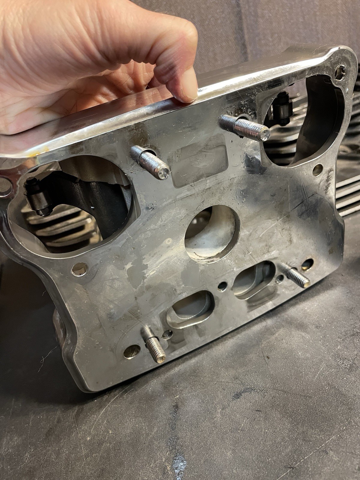 Ultima 113 EVO Heads- Compression Relief, Rocker Boxes w/ Hardware- Complete